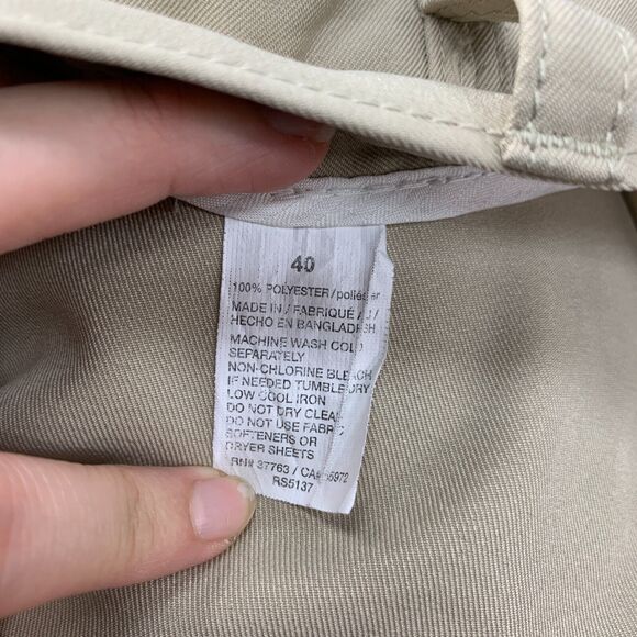 PGA Tour Shorts Mens 40 Stone Flat Front High Rise Moisture Wicking Golf Chino - Picture 10 of 12